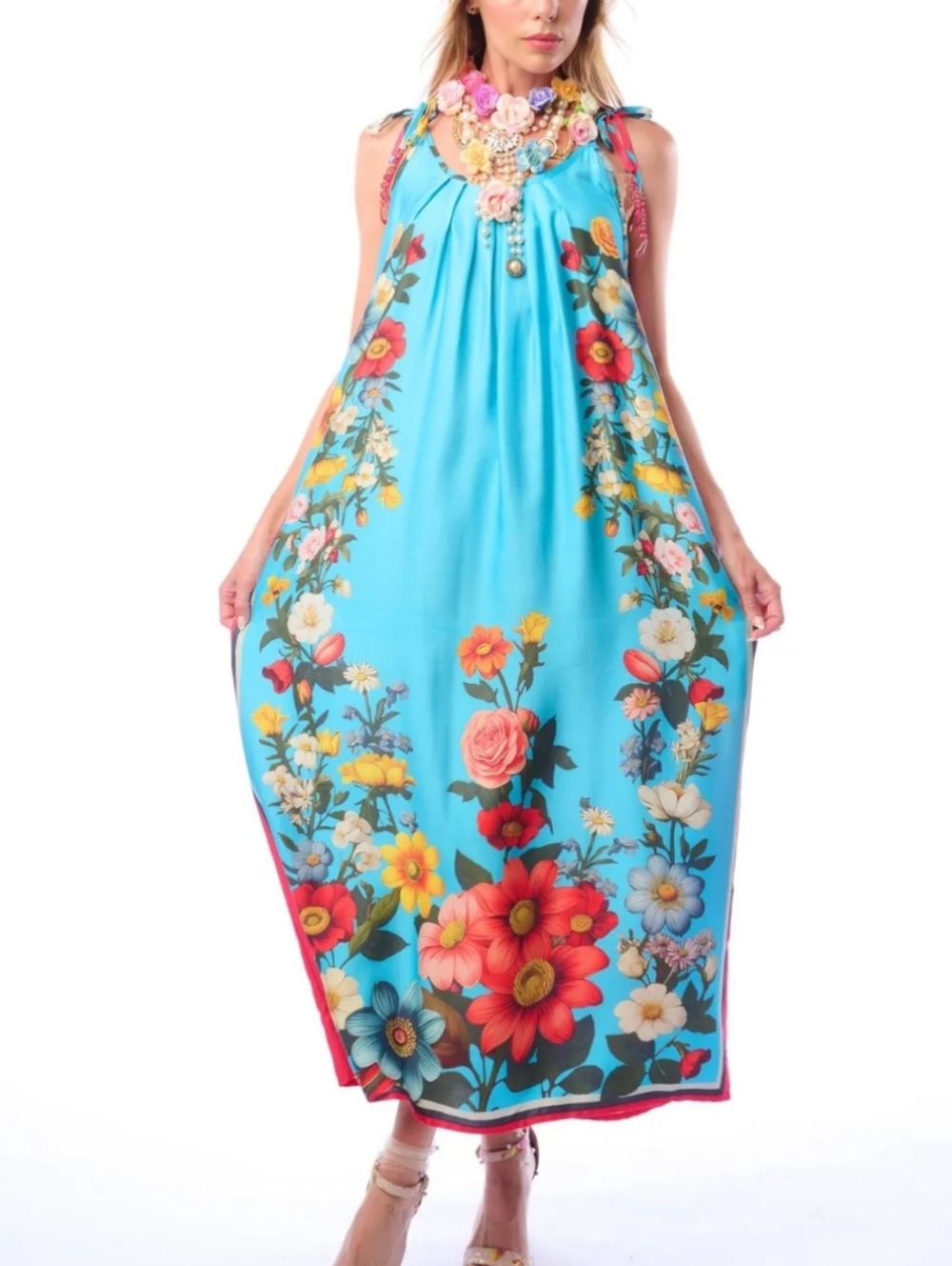 NWT Aratta Floral Gardens Maxi Dress. Medium
